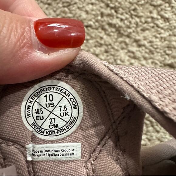 KEEN Bungee Lace Women's Outdoor Hiking Sandals Size 10 Monochrome / Toadstool - Picture 13 of 13